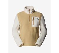 The North Face - Pile donna con mezza zip - W Yumiori 1/4 Zip Khaki Stone White Dune per Donne - Taglia M - Beige