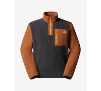 Pile The North Face Yumiori Quarter Zip marrone scuro arancione - XL