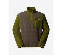The North Face - Pile da uomo con mezza zip - M Yumiori 1/4 Zip New Taupe Green Woodland Green Deep Dijon per Uomo - Taglia S - Kaki