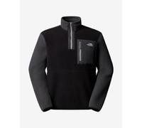 The North Face Pile da uomo mezza zip Yumiori 1/4 Zip Nero/Grigio scuro/Monument Grey XL