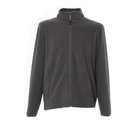 Pile Uomo antipilling Felpa con Zip Lunga Modello Copenaghen (IT, Testo, 3XL, Regular, Regular, Grigio)