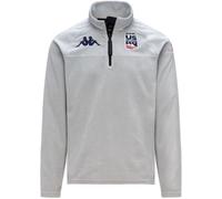 Pile Uomo Kappa Con Mezza Zip 8CENTO 818 US 311J8LW A05 Grigio