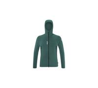 Pile verde millet fusion grid hoodie uomo