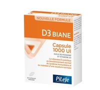 Pileje D3 Biane Vitamina D3 1000UI 30 Capsule Marine - Integratore