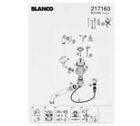 Piletta 1 3,5'' Blanco 217163 per Lavello