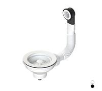 PILETTA 114 MM PER LAVELLO CON FORO 90 MM COLOR Bianco