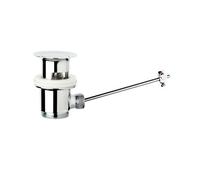 PILETTA A LEVA SALTERELLO IN OTTONE CROMATO 1"1/4 x 63 Sifoni Pilette Tea