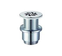 Piletta a scarico libero 1"1/4 senza troppo pieno cromata | Tecom