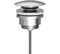 PILETTA A SCATTO CLICK CLACK PER CERAMICA E VETRO 1''1/4 ottone cromato