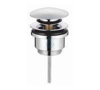 PILETTA AUTOMATICA 1”1/4 CLICK - CLACK OTTONE CROMATO PER CERAMICA E VETR Ø60 mm