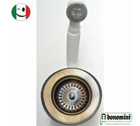 PILETTA BASKET " BONOMINI " CON TROPPO PIENO ROTONDO Ø 115 MM. BRONZATO BRONZO