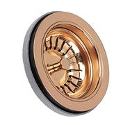 PILETTA BASKET CON TROPPO PIENO RETTANGOLARE PER LAVELLI CUCINA BRONZO LUCIDO