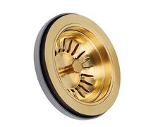 PILETTA BASKET CON TROPPO PIENO TONDO PER LAVELLI CUCINA ORO SATINATO