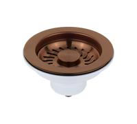 Piletta basket universale per lavello cucina Ø 114 mm PVD rame spazzolato L.B. P