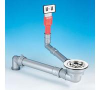 PILETTA BASKET UNIVERSALE SALVA SPAZIO CON TROPPO PIENO RETTANGOLARE ACCIAIO INOX