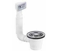 PILETTA CANESTRINO CON TROPPO PIENO RETTANGOLARE ATTACCO 1" 1/2