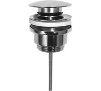 Piletta clic clak in ottone cromato con vite centrale Misure: 11/4