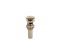 PILETTA CLICK CLACK BRONZATA SCARICO RUBINETTO BRONZO OTTONE LAVABO - BIDET ORO