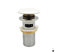 PILETTA CLICK-CLACK LAVABO "FANCY MATT" CON TROPPO PIENO Nero Opaco DH