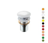 PILETTA CLICK-CLACK LAVABO FANCY SENZA TROPPO PIENO- Rosso Corallo- DH- pezzi 1