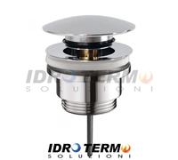 PILETTA CLICK CLACK PER LAVABO/BIDET UNIVERSALE 1''1/4 IN OTTONE