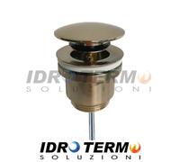 PILETTA CLICK CLACK TONDA UNIVERSALE BRONZO 1"1/4 BRONZATA