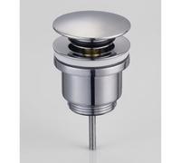 Piletta click clack tonda universale per lavabo e bidet