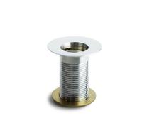 PILETTA DI SCARICO 1" PER FONTANA DA GIARDINO IN OTTONE CROMATO - KAM
