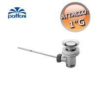Piletta di scarico con tappo e saltarello attacco 1'' G - PAFFONI ZSCA003