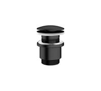 Piletta di scarico Jacuzzi click-clack universale per bidet - lavabo nero opaco 1751011JAYO