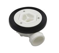 ERCOS Piletta Sifonata per Piatto Doccia, Ispezionabile e Senza Coperchio, Altezza 60 cm, Per Foro Piatto Doccia Ø 90 mm, Colore Bianco