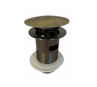 PILETTA DI SCARICO UNIVERSALE 1/4" LAVANDINO POP-UP TAPPO PRESSIONE BRONZO 59604