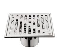 Piletta Doccia A Pavimento Griglia for doccia quadrata in acciaio inossidabile 304, inserto for piastrelle di scarico, griglie for a pavimento quadrate, scarichi for bagno, filtro(120mm)