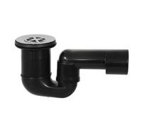 PILETTA DOCCIA CON SIFONE SNODATO PEHD Griglia ottone D 80