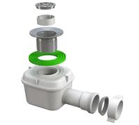 PILETTA SIFONATA IN PP PER PIATTO DOCCIA CON SCARICO FILETTATO MODELLO SPLASH Ø8