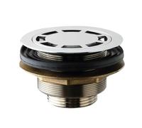 Piletta doccia sifonata in ottone cromato foro 60 griglia 65 TEA