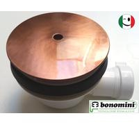 PILETTA DOCCIONE PER PIATTO DOCCIA FORO DA 90 MM. BONOMINI RAMATO - RAME