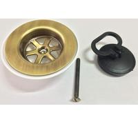 PILETTA GATTINARA PER LAVELLO CON SCARICO DA 1"¼ BRONZATA - BRONZO