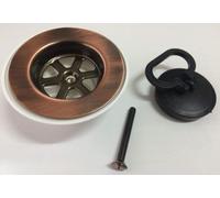 PILETTA GATTINARA PER LAVELLO CON SCARICO DA 1"¼ RAMATA - RAME