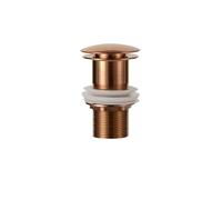 Piletta Lavabo Bagno Accessori - Tappo di scarico pop-up in oro rosa spazzolato - HSNJKLF - Metallo - Rose Gold, Bronze