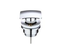 PILETTA LAVABO CLICK-CLACK TAPPO QUADRO 1" 1/4 Pilette CROMO