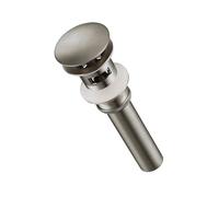 Piletta Lavandino Piletta di Scarico Lavabo Universale G1 1/4“ Piletta Salterello Piletta Bidet Bagno con Anello di Tenuta per Lavabi Grigio