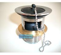 Piletta lavatoio pilettone ottone pesante 1"1/4 troppo pieno sifonato tipo lux