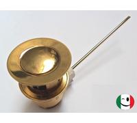 PILETTA OTTONE CON SALTARELLO NORTON DA 1¼" DORATO - BAGNO ORO 24KT