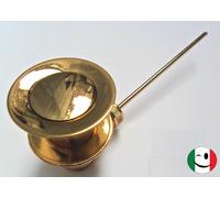 PILETTA OTTONE CON SALTARELLO NORTON DA 1" DORATO - BAGNO ORO 24KT