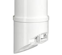 Piletta per doccia - Coperchio universale a chiusura automatica con valvole antiodore - anti-scarico per tubi | per terrazza, balcone, cortile, ringhiera, pilastro esterno