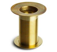Piletta per Fontana da Giardino da 1" in Ottone Lucido con Tappo
