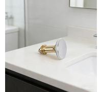 Piletta per lavabo da 36 mm, con pulsante a scatto per lavabo e vasca da bagno, con meccanismo a molla in ottone, con filettatura sicura