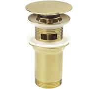 Piletta per lavello o bidet Click-Clack oro spazzolato Oro spazzolato