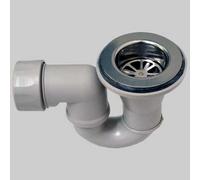 PILETTA PER PIATTO DOCCIA FORO 60 CON GRIGLIA Uscita Ø 40 H 12,5 Pilette